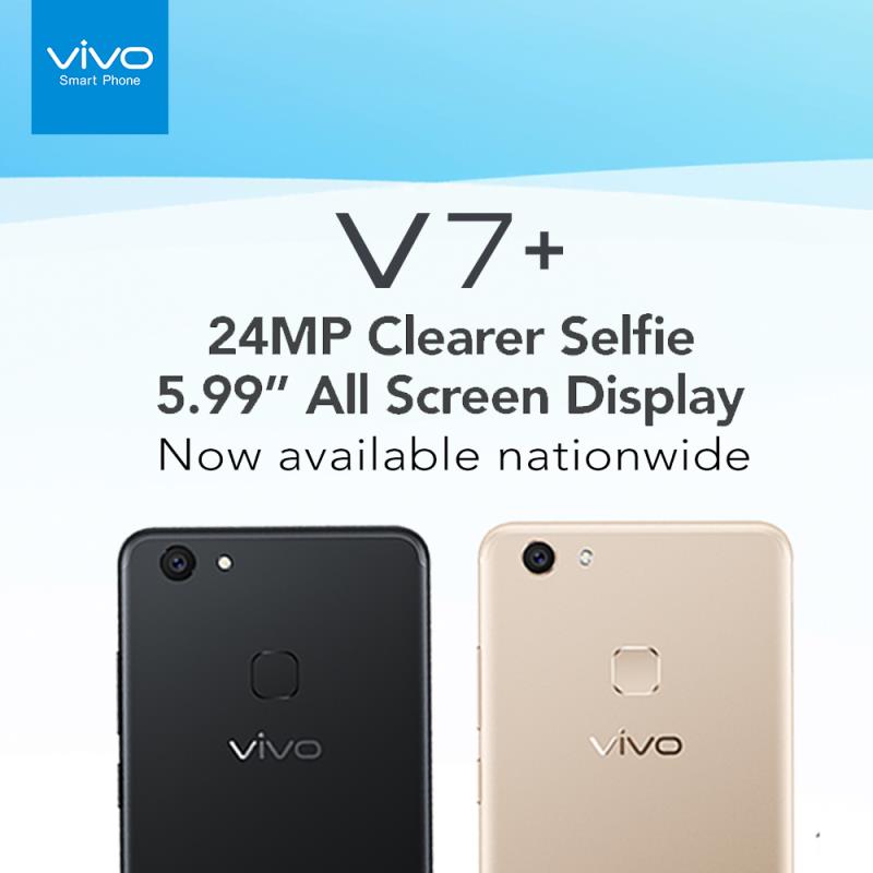 Vivo’s All screen phone V7+ now available nationwide