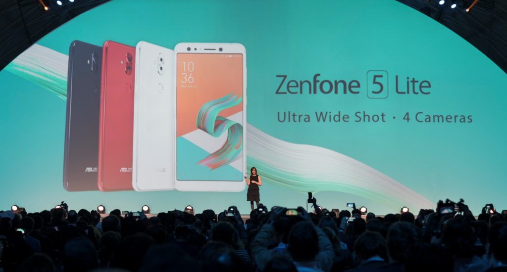 ASUS South East Europe Territory Manager, Daniela Idi, announces in the ZenFone 5 Lite (ZenFone 5Q locally) with the reveal of the world’s first true, independent quad-camera system