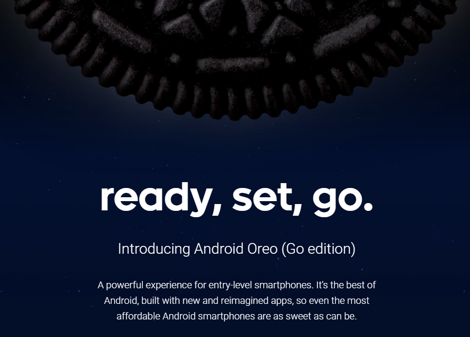Are you ready? Android Go – ready, set, go.