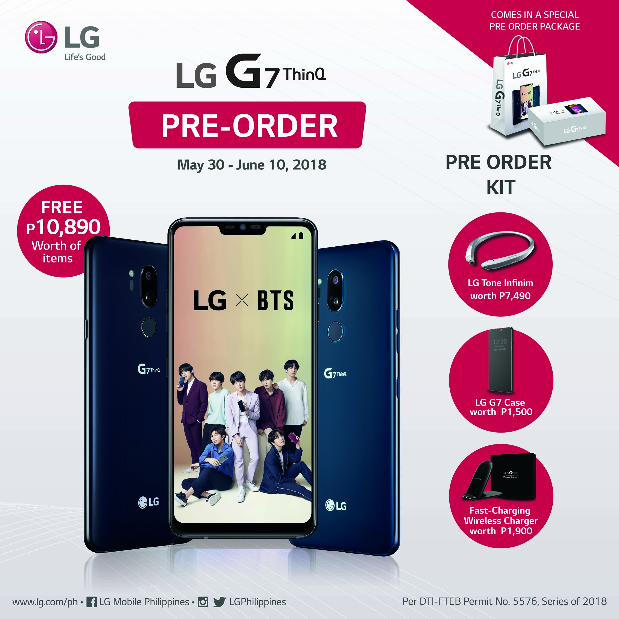 PRE-ORDER YOUR LG G7 ThinQ NOW