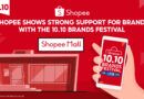 Shopee Strengthens Supports for Brands with 10.10 Brands Festival