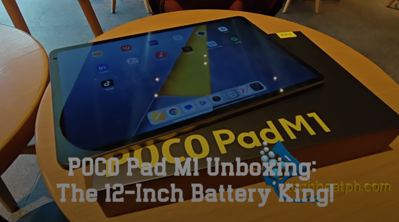 POCO Pad M1: A 12-Inch Canvas for the Mobile Generation