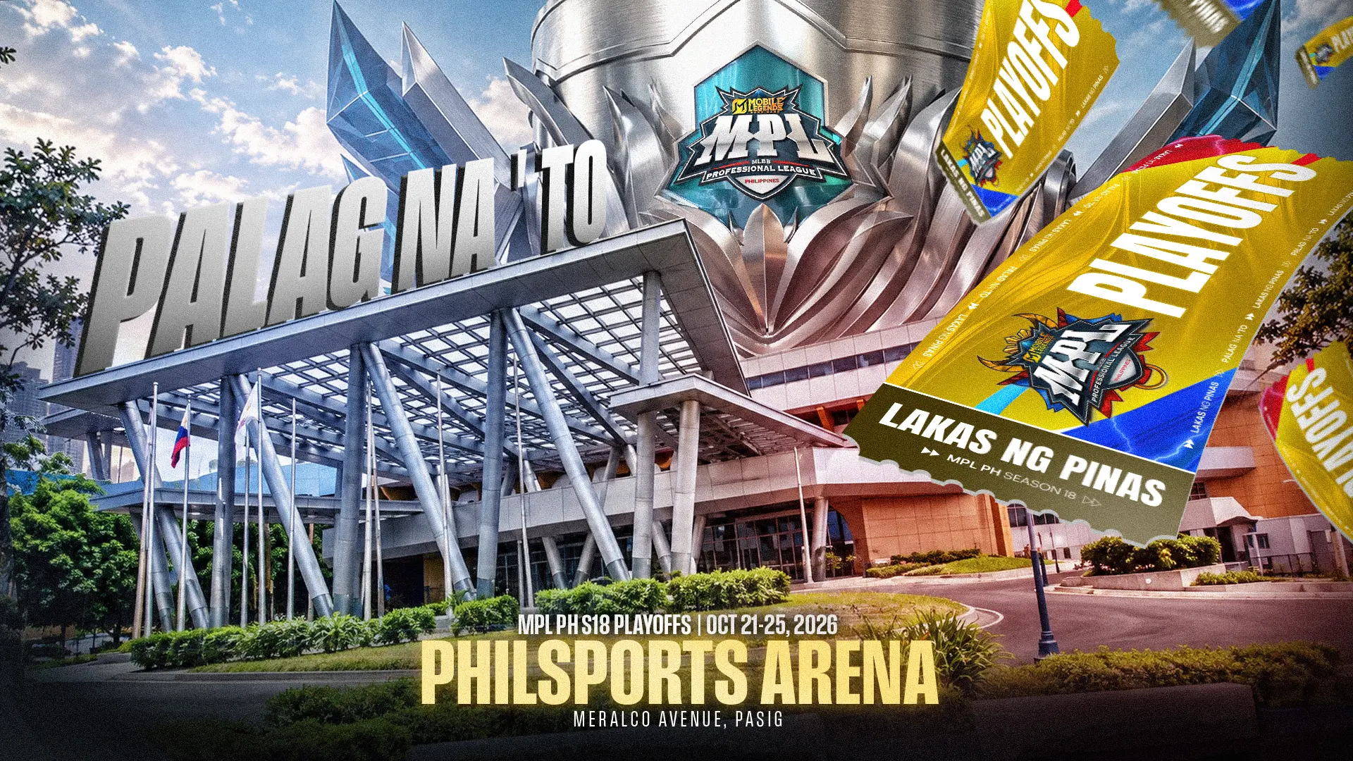Season 18 Playoffs tickets promotional key visual