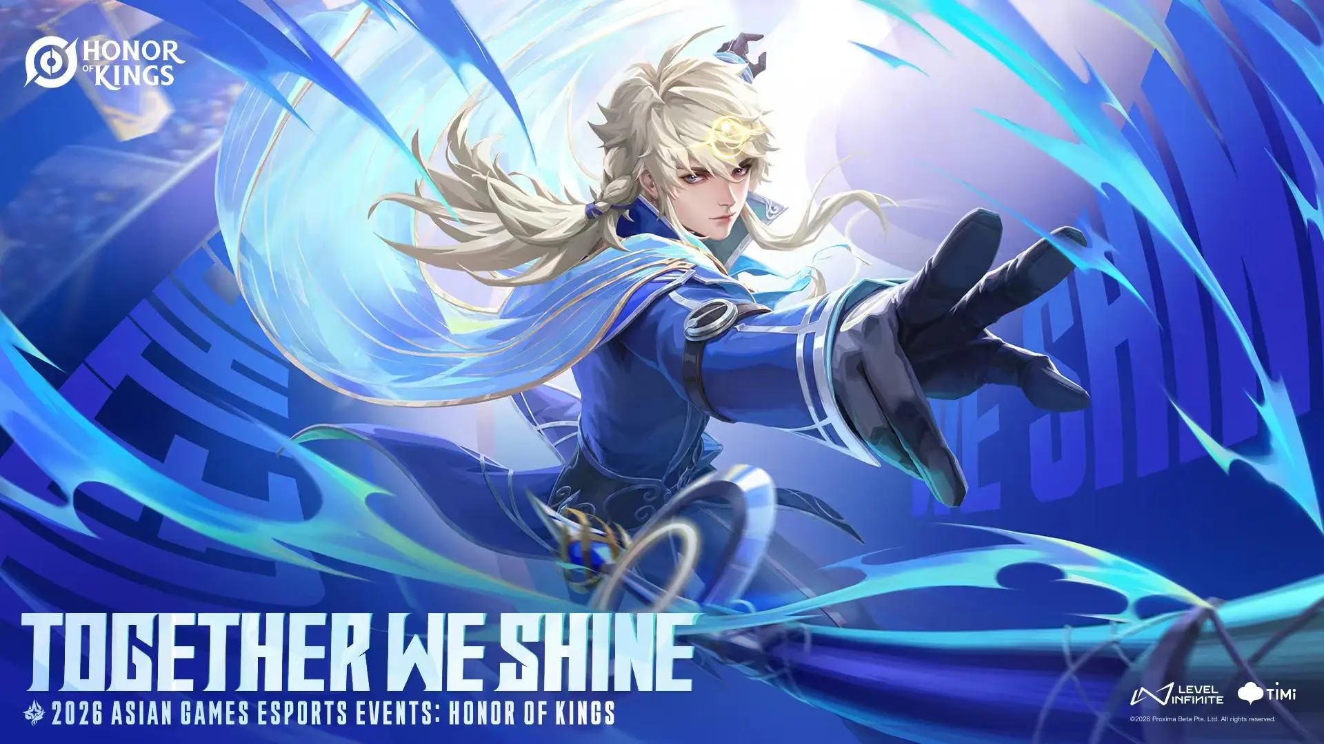 Honor of Kings Asian Games 2026 Together We Shine key visual