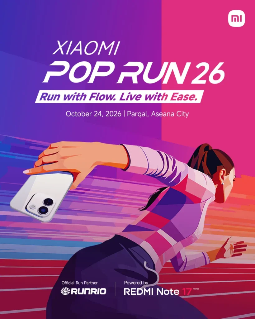 Xiaomi POP Run 2026 promotional key visual