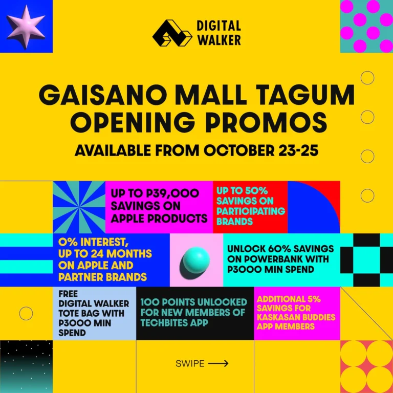 Digital Walker Tagum opening promotional key visual
