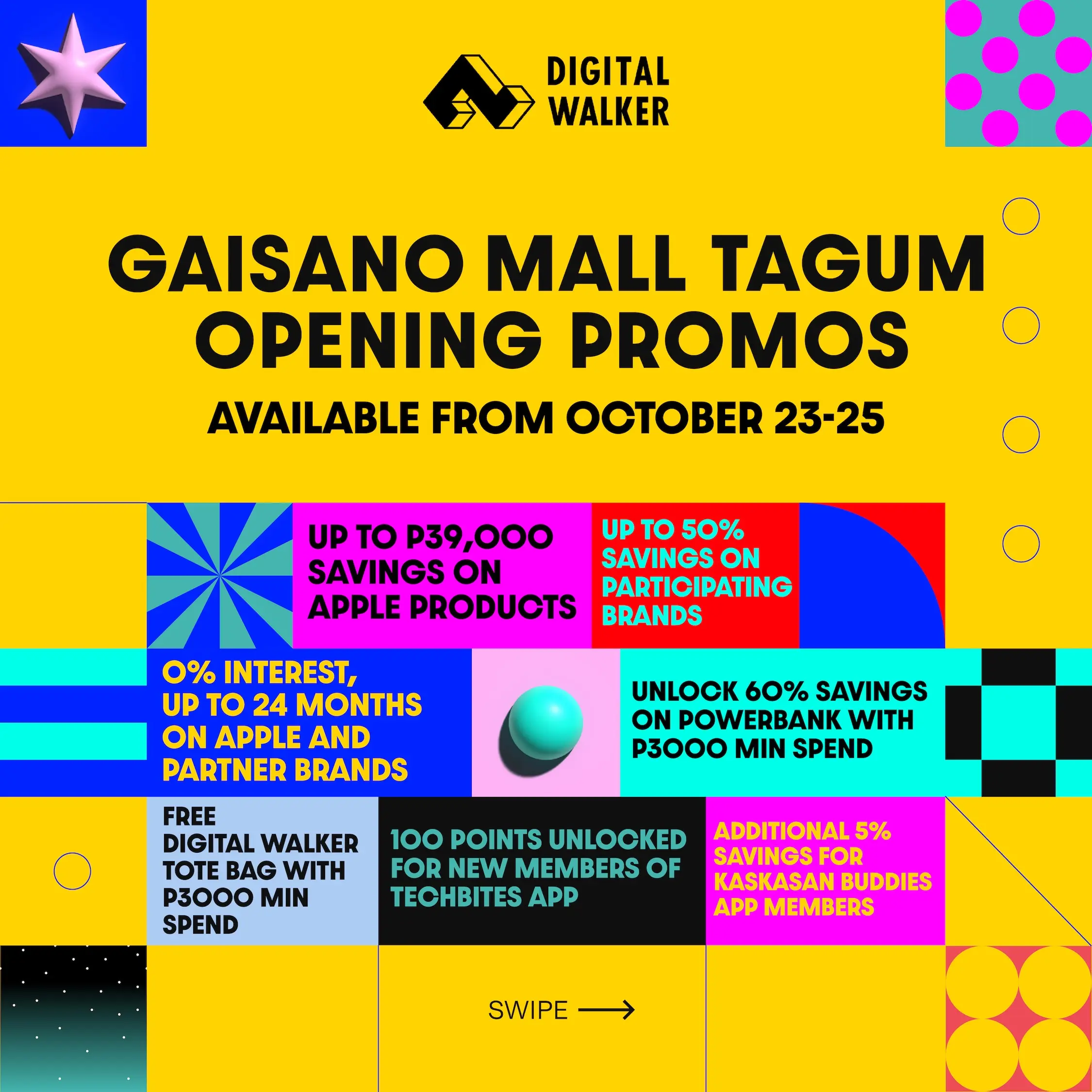 Digital Walker Tagum opening promotional key visual
