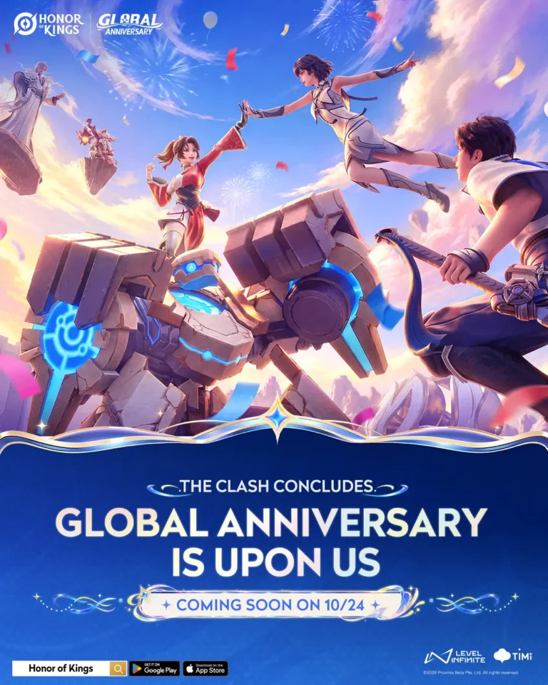 Honor of Kings anniversary editorial image highlighting EN