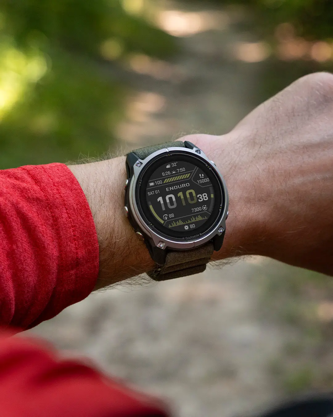 Garmin Enduro 4 smartwatch editorial image highlighting Enduro 4 02