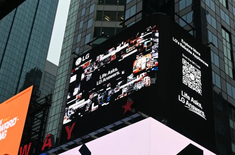 LG customer heritage campaign promotional key visual