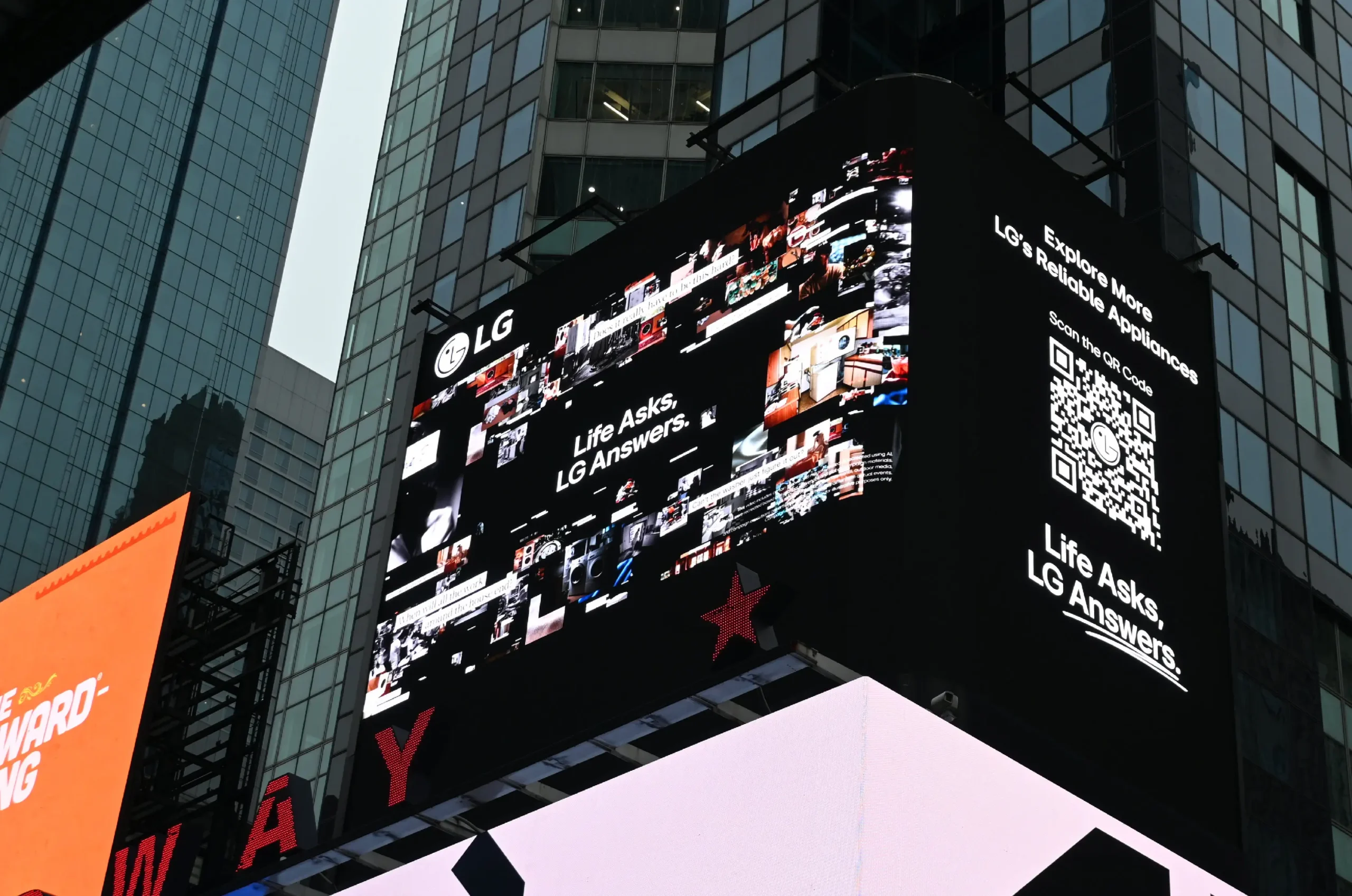 LG customer heritage campaign promotional key visual