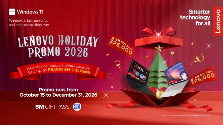Lenovo Holiday Promo 2026 promotional key visual