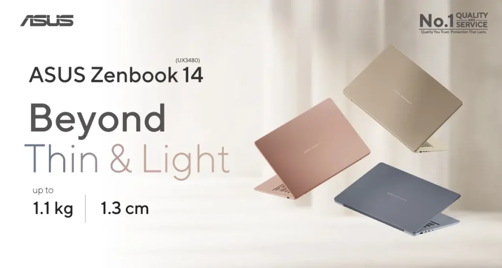 ASUS Zenbook 14 Philippines promotional key visual