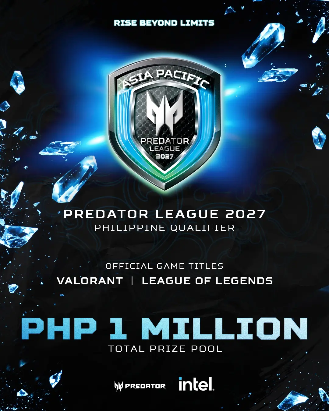 Predator League 2027 qualifiers promotional key visual