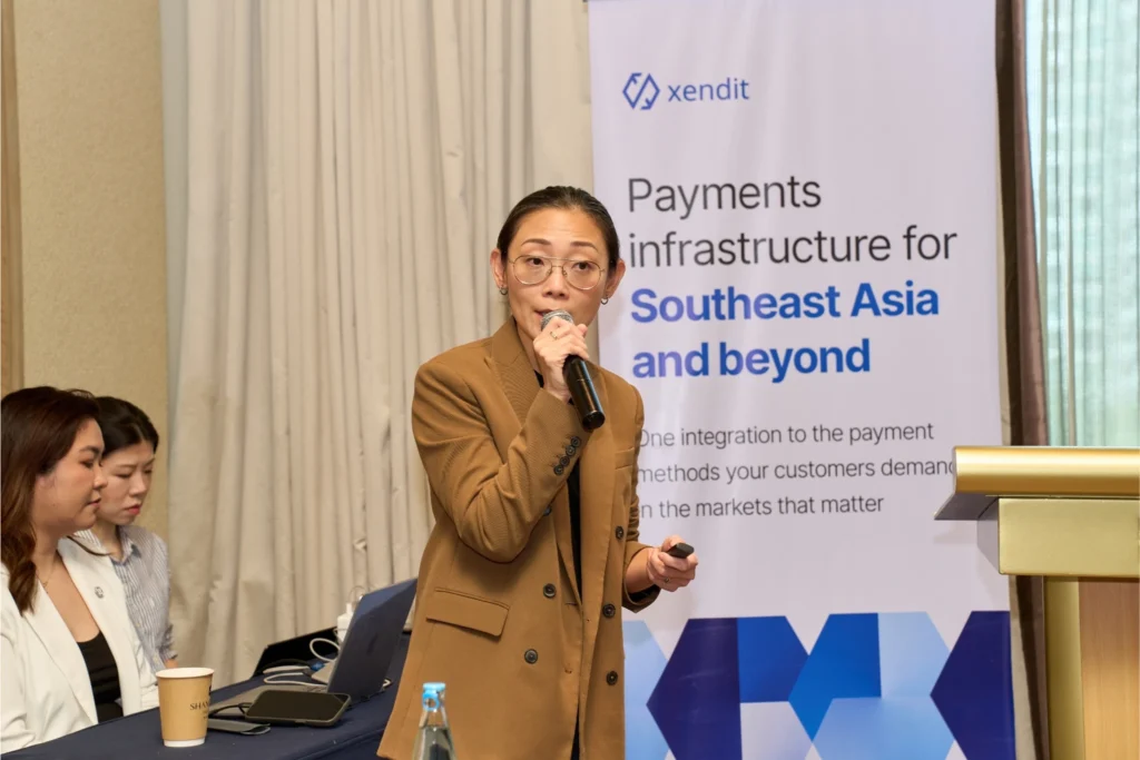 Valerie Cai at Xendit’s Philippine payments report briefing
