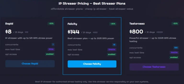 darknet DDoS attack pricing promotional key visual