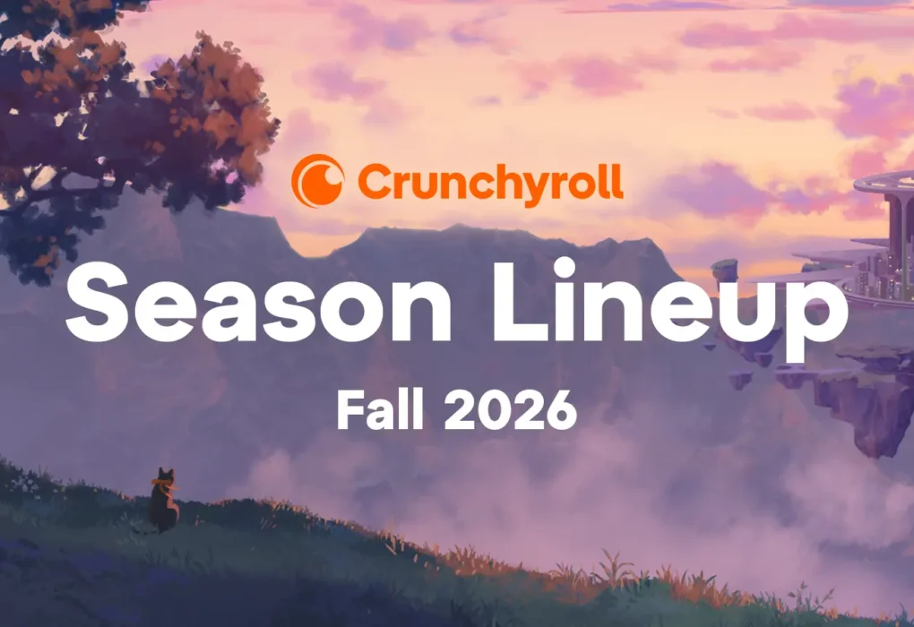 Crunchyroll Fall 2026 lineup promotional key visual