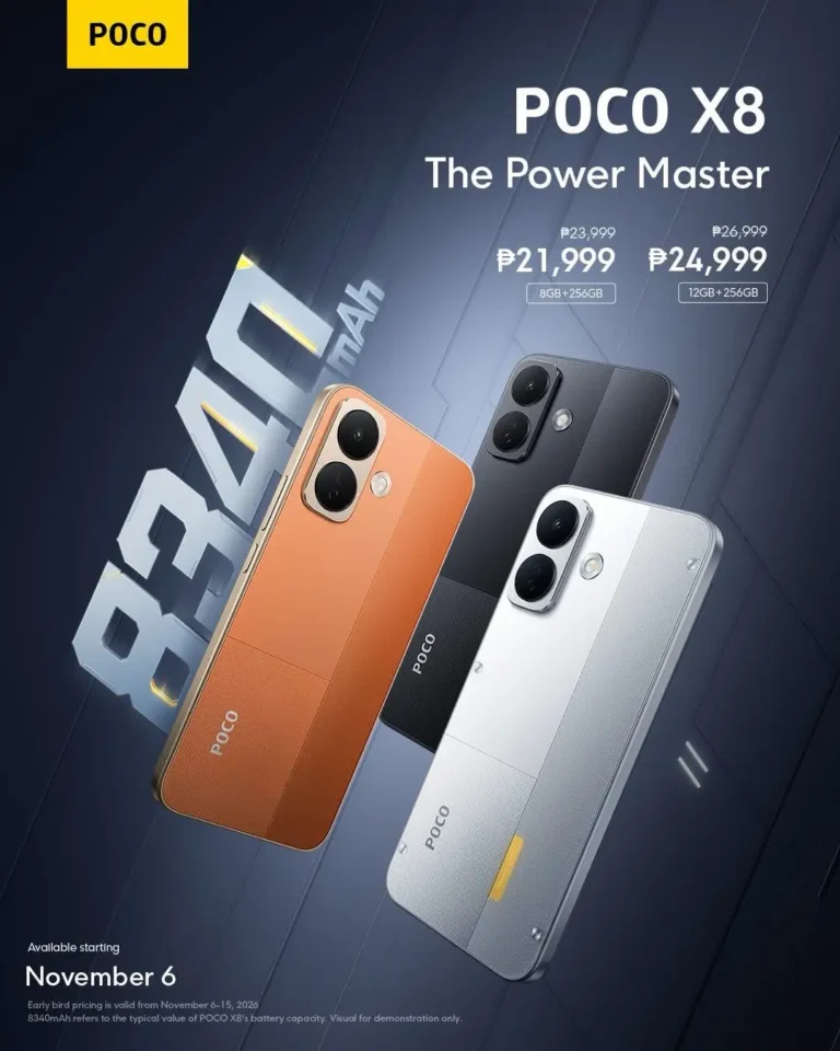 POCO X8s Philippines launch promotional key visual